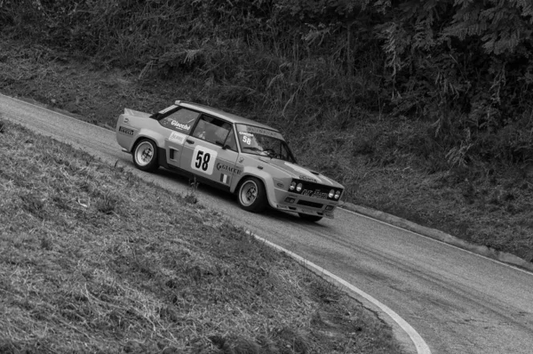 Pesaro Colle San Bartolo Itália Ott 2019 Fiat 131 Abarth — Fotografia de Stock