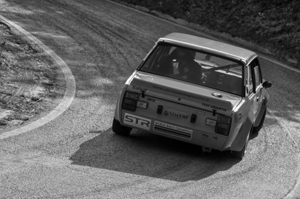 Pesaro Colle San Bartolo Itália Ott 2019 Fiat 131 Abarth — Fotografia de Stock