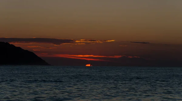 Пезаро Бармоло Захід Сонця Влітку — стокове фото