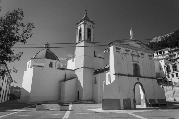 Baunei Sardinia August 2020 San Nicola Bari Church — Stock Photo, Image