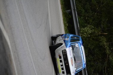 Pezo, İtalya - 11 Ocak 2020: SAN BARTOLO PARK VINTAGE CAR FIAT 127