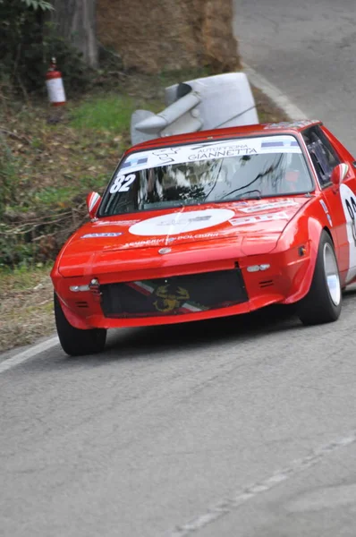 Pesaro Italy Ott 2020 San Bartolo Park Vintage Car Fiat — стокове фото