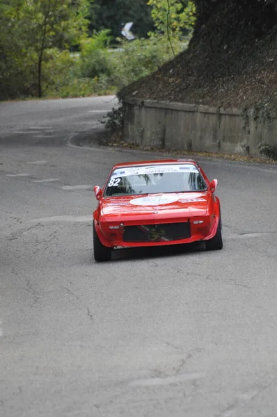 Pesaro Itália Ott 2020 San Bartolo Park Vintage Car Fiat — Fotografia de Stock