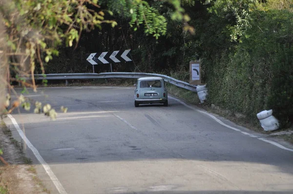 Pesaro Italia Ott 2020 San Bartolo Park Vintage Mini Cooper — Foto de Stock