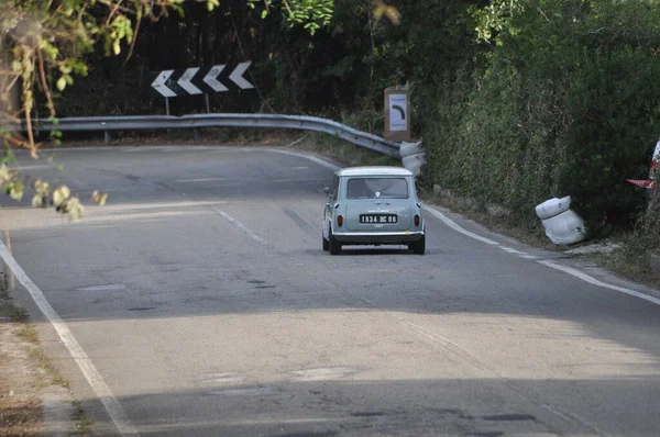 Pesaro Italia Ott 2020 San Bartolo Park Vintage Mini Cooper — Foto de Stock