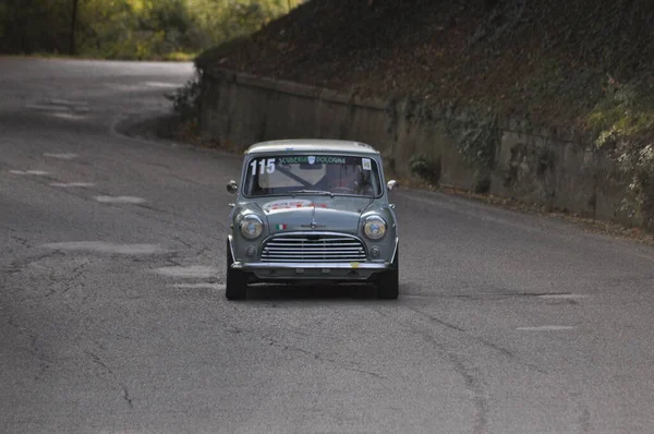 Pesaro Italy Ott 2020 San Bartolo Park Vintage Car Mini — Φωτογραφία Αρχείου