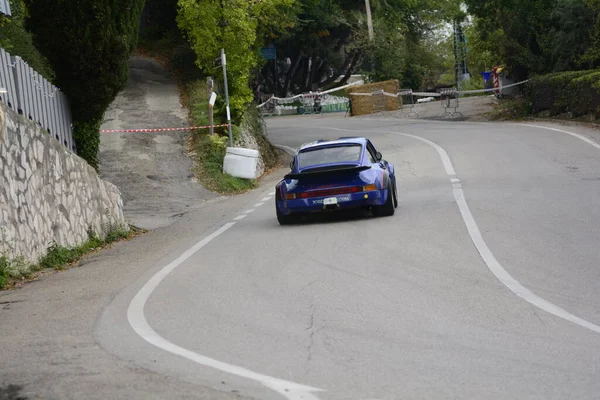 Pesaro Włochy Ott 2020 San Bartolo Park Vintage Car Porsche — Zdjęcie stockowe