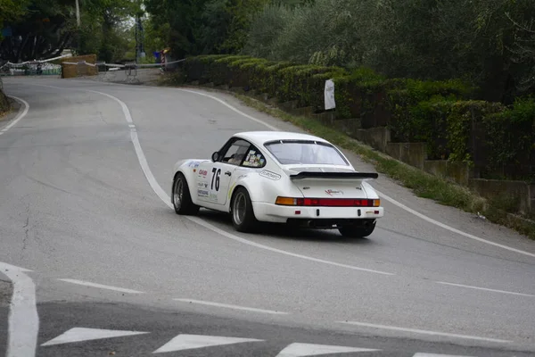 Песаро Италия 2020 Сан Бартоло Парк Винтаж Автомобилей Porsche 911 — стоковое фото