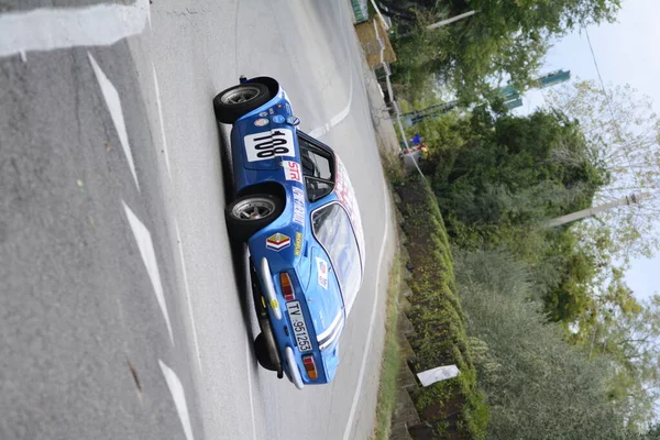 Pesaro Italia Ott 2020 San Bartolo Park Vintage Car Renault — Foto Stock