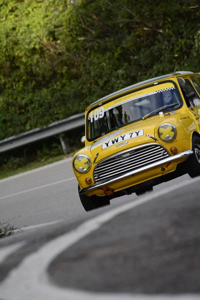 Pesaro Italia Ott 2020 San Bartolo Park Vintage Mini Cooper —  Fotos de Stock