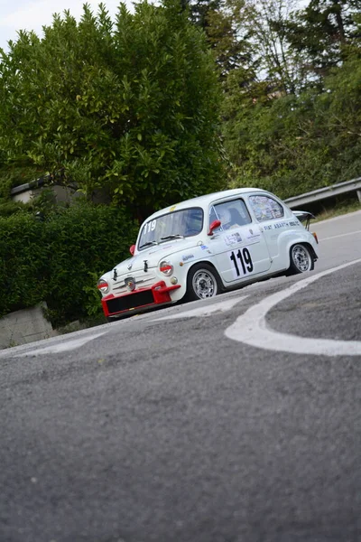 Pesaro Italien Ott 2020 Fiat Abarth 850 Automobil Vintage Race — Stockfoto
