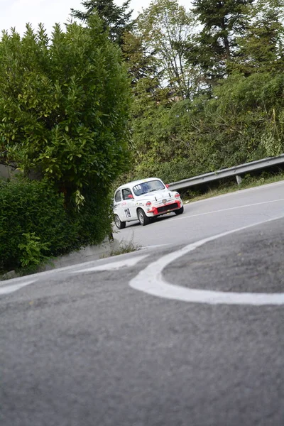 Pesaro Italien Ott 2020 Fiat Abarth 850 Automobil Vintage Race — Stockfoto