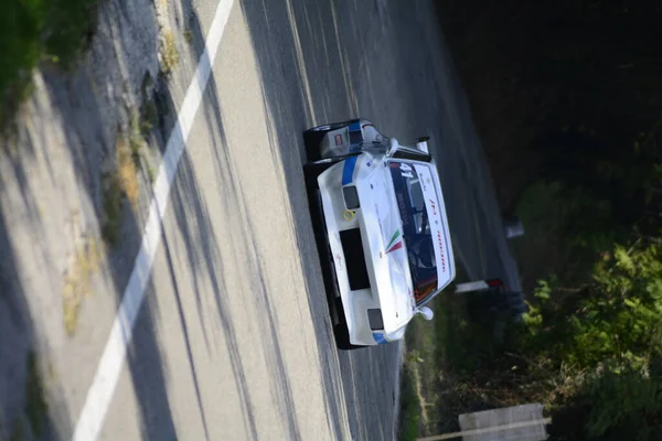 Pesaro Itália Ott 2020 San Bartolo Park Vintage Car Fiat — Fotografia de Stock