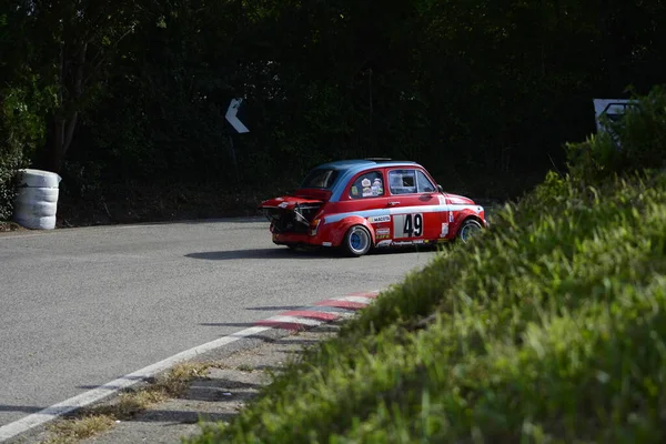 Pesaro Itália Ott 2020 San Bartolo Park Vintage Car Fiat — Fotografia de Stock