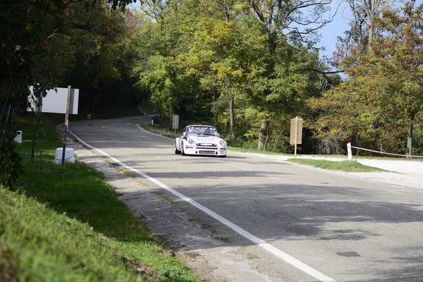 Pesaro Italy Ott 2020 San Bartolo Park Vintage Car Porsche — стокове фото