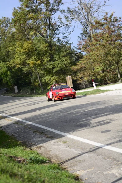 Pesaro Itália Ott 2020 San Bartolo Park Vintage Car Porsche — Fotografia de Stock