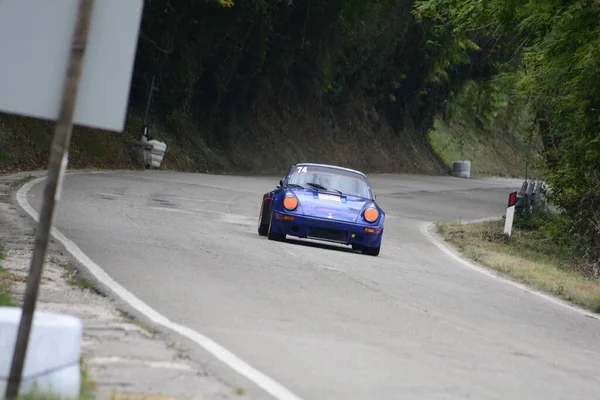 Pesaro Talya Ott 2020 San Bartolo Park Vintage Car Porsche — Stok fotoğraf