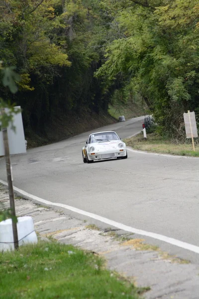 Pesaro Olaszország Ott 2020 San Bartolo Park Vintage Car Porrche — Stock Fotó