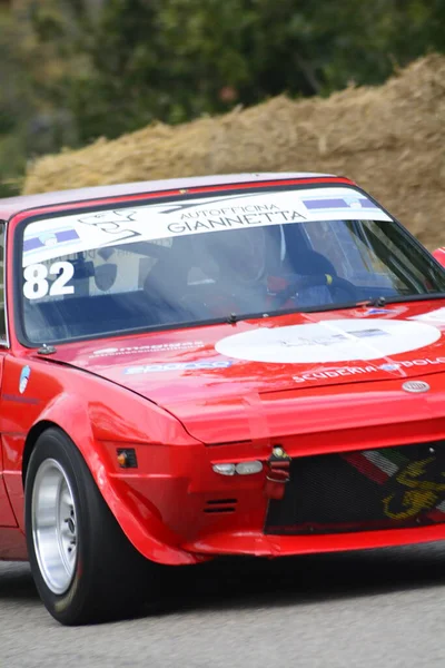 Pesaro Włochy Ott 2020 San Bartolo Park Vintage Car Fiat — Zdjęcie stockowe