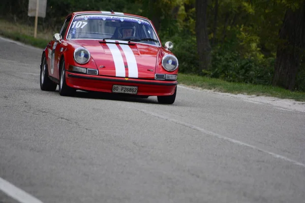 Pesaro Italië Ott 2020 San Bartolo Park Vintage Car Porsche — Stockfoto