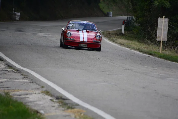 Pesaro Italy Ott 2020 San Bartolo Park Vintage Car Porsche — 스톡 사진