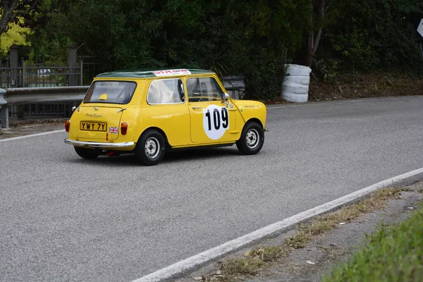 Pesaro Italy Ott 2020 San Bartolo Park Vintage Car Morris — Stock Photo, Image