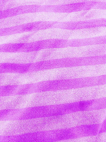 Texture Serviette Rayée Rose Passé Estival Serviette Plage Été — Photo