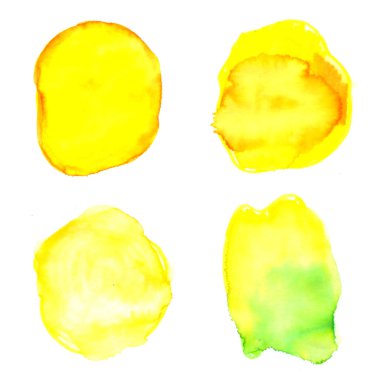 Suluboya parlak yaz sarı noktalar. Güneş arka planlar. Davetiye tasarımı, tebrik kartı, doğum günü, düğün, çocuk günü.