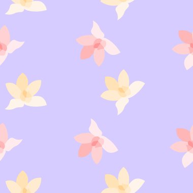 Desen nazik çiçekler. 