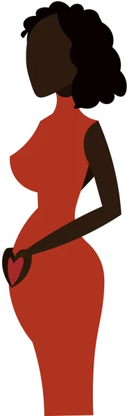 Gravid kvinna. — Stockfoto