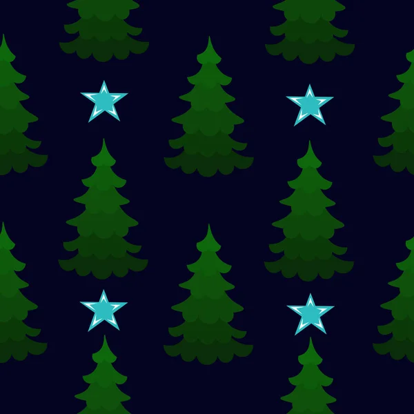 Modèle pour Noël et le nouvel an. sapin de Noël décoré sur — Image vectorielle