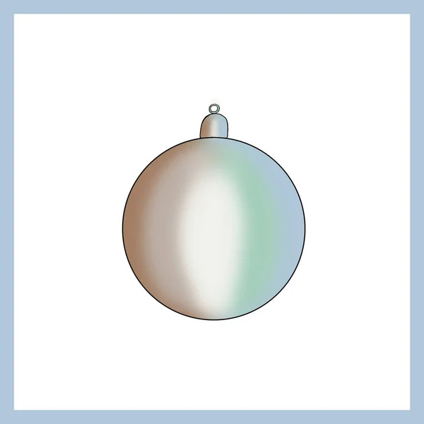 Bola, juguete de Navidad burbuja decorar, bola mágica — Foto de Stock