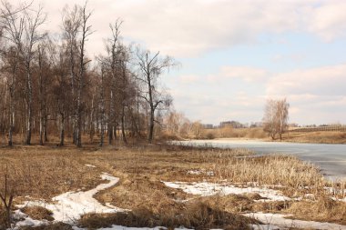 kış, kar, peyzaj, Doğa, soğuk, ağaç, orman, Don, gökyüzü, buz, ağaçlar, nehir, mavi, beyaz, dondurulmuş, sezon, göl, su, açık, sahne, bulutlar, alan, manzara, karlı, kırsal