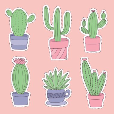 El ile çizilen Doodle çerçeveleri ve sınırları vektör kümesi. Handdrawn elemanları, çiçekler, dalları, süsler ve flourishes