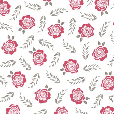 Vintage Zarif Çiçek Desen. Çiçek tasarımları ile zarif arka plan. Dijital Baskı ve Süblimasyon Tekniklerine İyi Geliyor. 