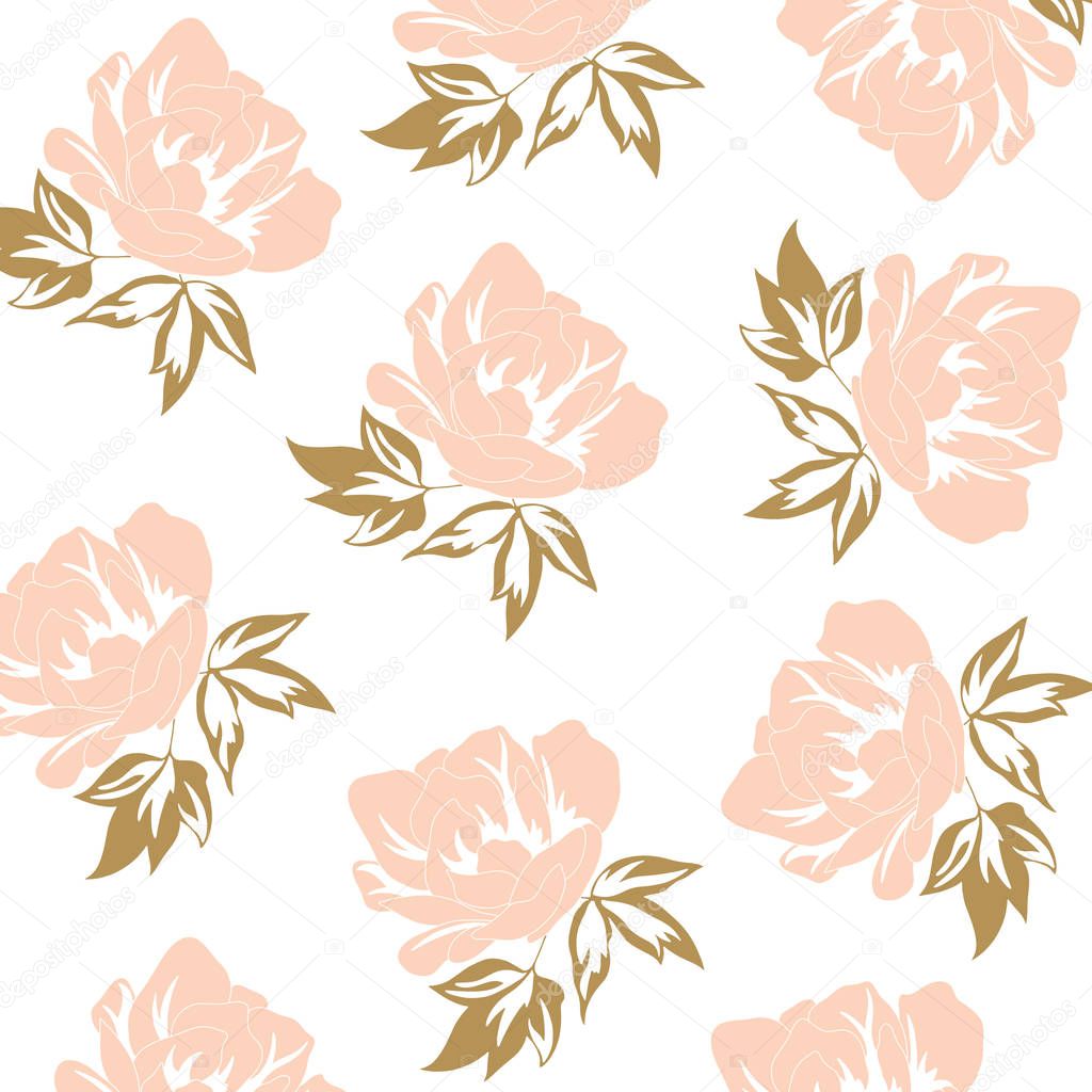Vintage Elegant Floral Pattern. Elegant Background with floral designs. Good for Digital Print and Sublimation Techniques. 