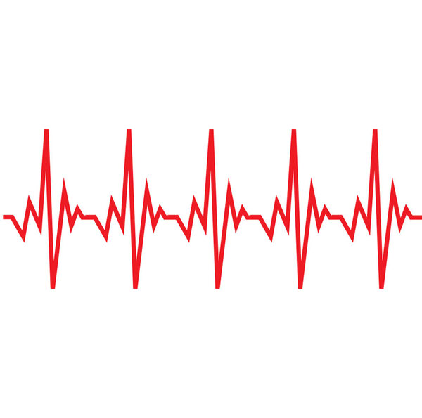 Сердцебиение. Векторная иллюстрация
.