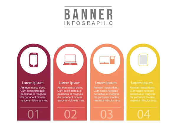 Modèle Infographie Entreprise Avec Options Organigramme Modèle Entreprise Vectoriel Pour — Image vectorielle