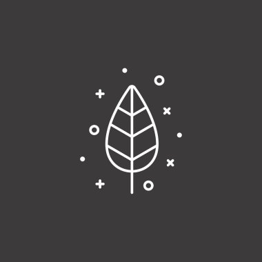 Basit düz çiçek simgesi. Sevimli çiçek simgesi. Vektör çizimi.