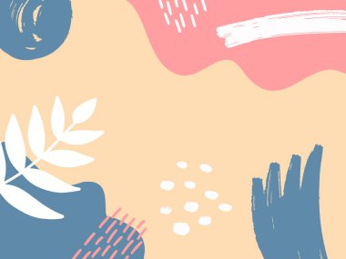 El çizilmiş Soyut Memphis Desen. Doku duvar kağıdı için kullanılabilir, desen dolgular, web sayfası arka plan, yüzey dokular, kumaş baskı. 