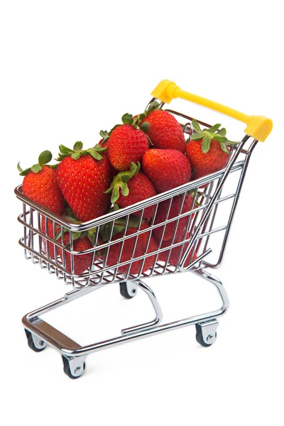 süpermarket sepeti çilek