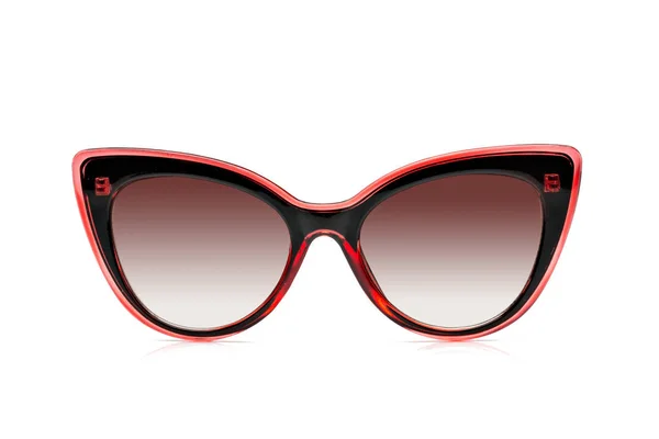 Polarisierte Sonnenbrille für Frauen, modern und modisch. isoliert auf weißem Hintergrund. — Stockfoto