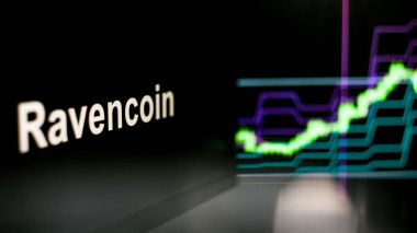 Kripto para birimi belirteci. Kripto para değişimlerinin davranışı, kavram. Modern finansal teknolojiler.
