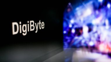 Kripto para birimi belirteci. kripto para değişimlerinin davranışı, kavram. Modern finansal teknolojiler.