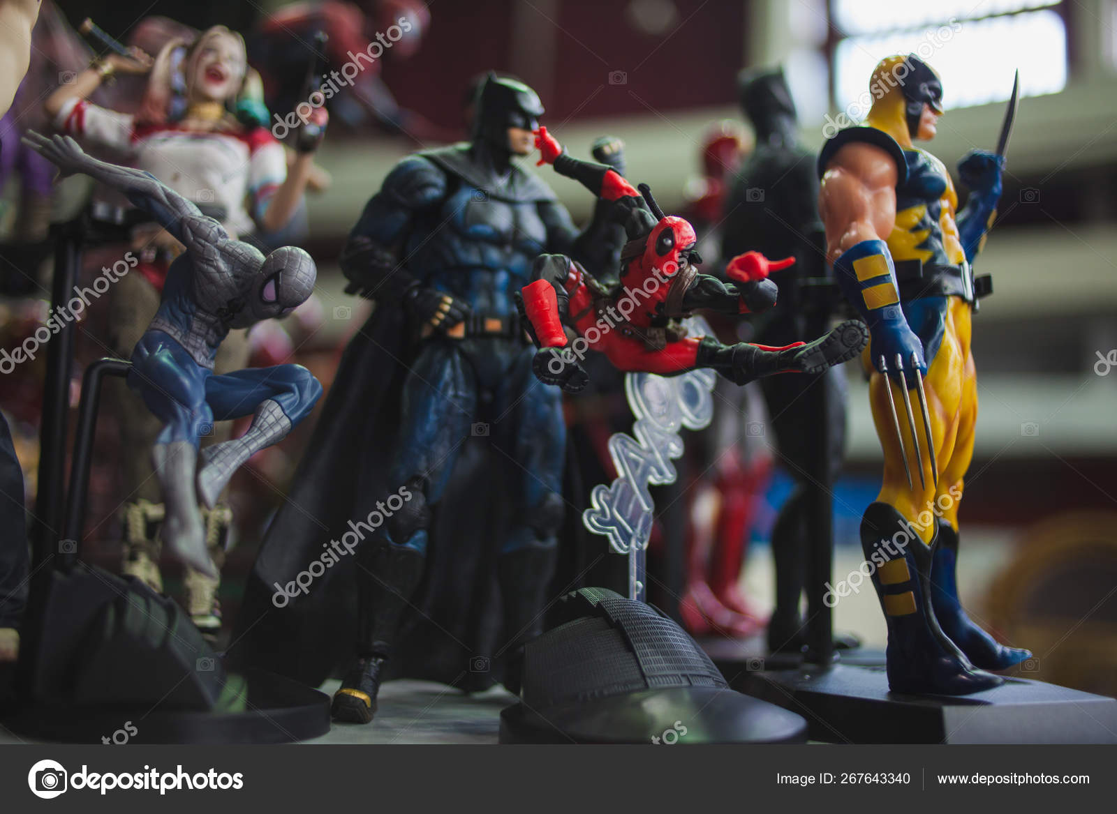 action figures and comics