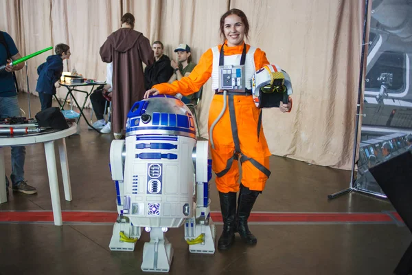 SAINT PETERSBURG, RUSSIA - APRIL 27, 2019: Star Wars Cosplay. — Stock Photo, Image