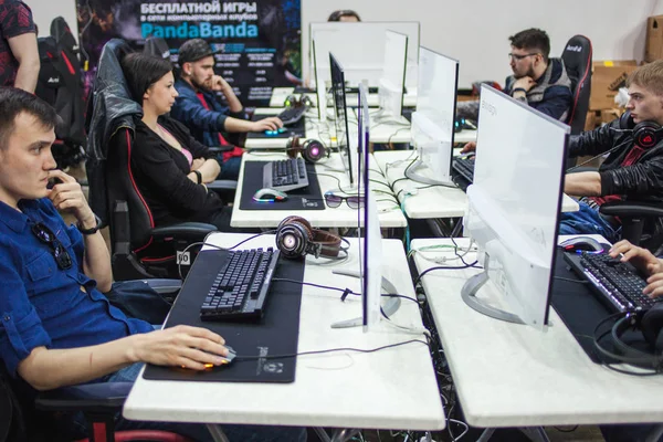 Saint Petersburg, Rusya - 27 Nisan 2019: Esports yarışması