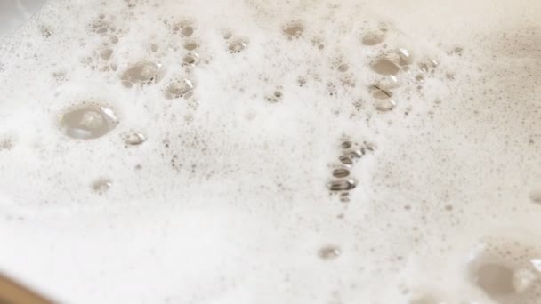 Water Detergent Drain Kitchen Sink — Stock Video