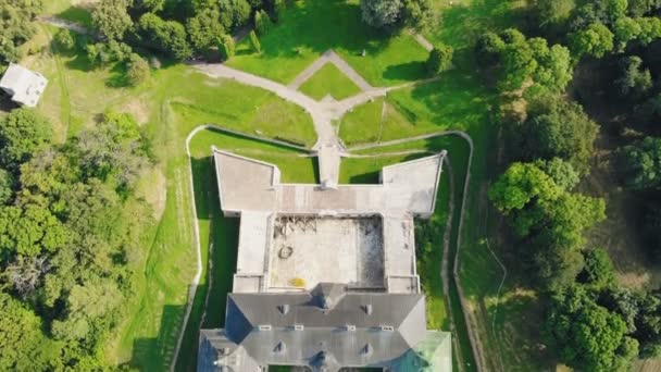 Antiguo Europeo Sorprende Por Fantástica Belleza Este Monumento Único Arquitectura — Vídeos de Stock