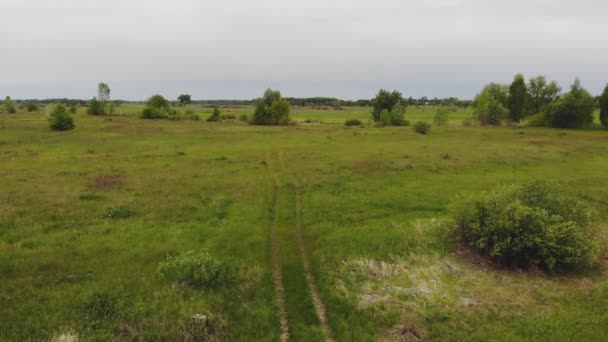 Footage Taken Drone View Rural Highlands Sunny Summer Day — Stock Video